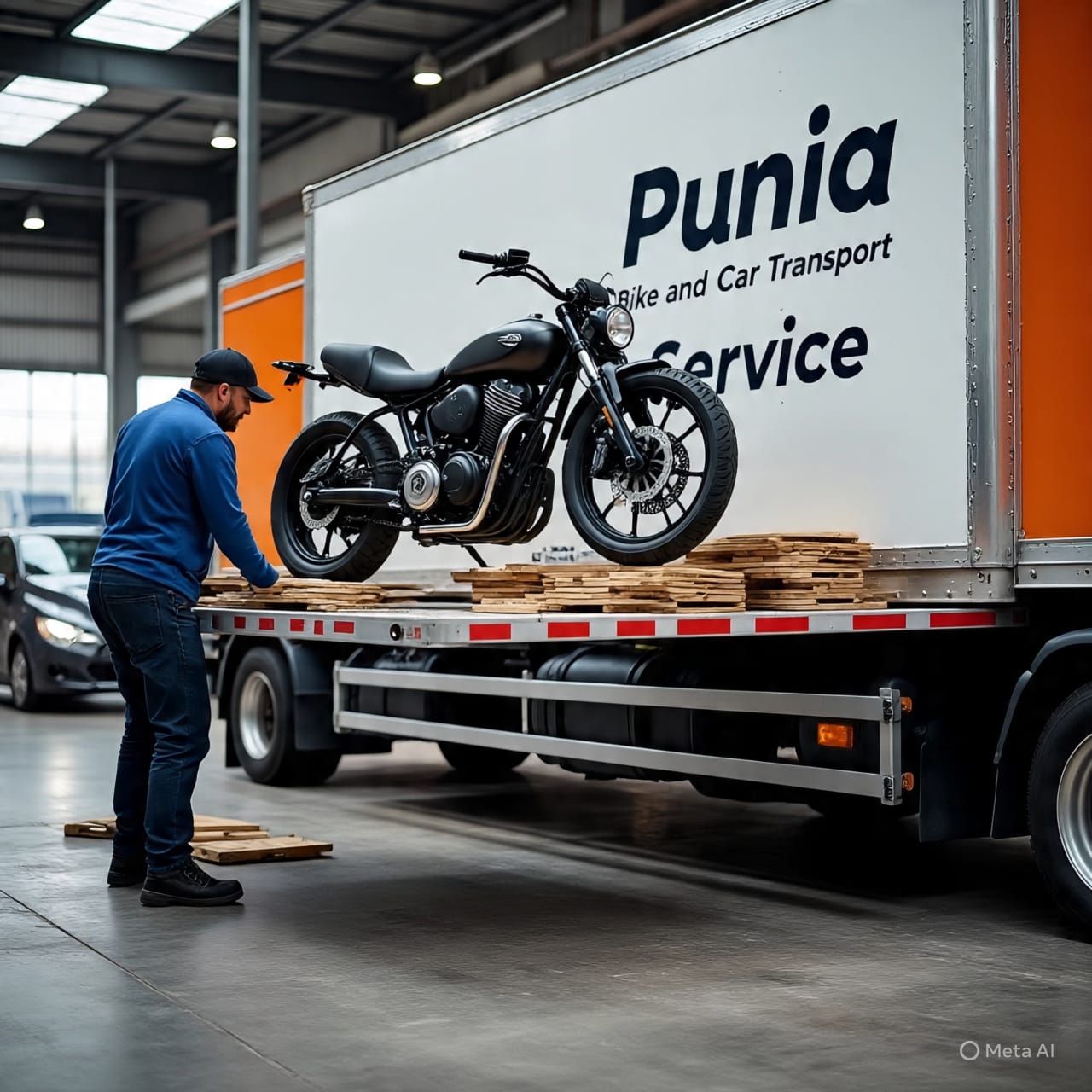 Bike Parcel From hyderabad To Faridabad By Punia Bike And Car Transport Service